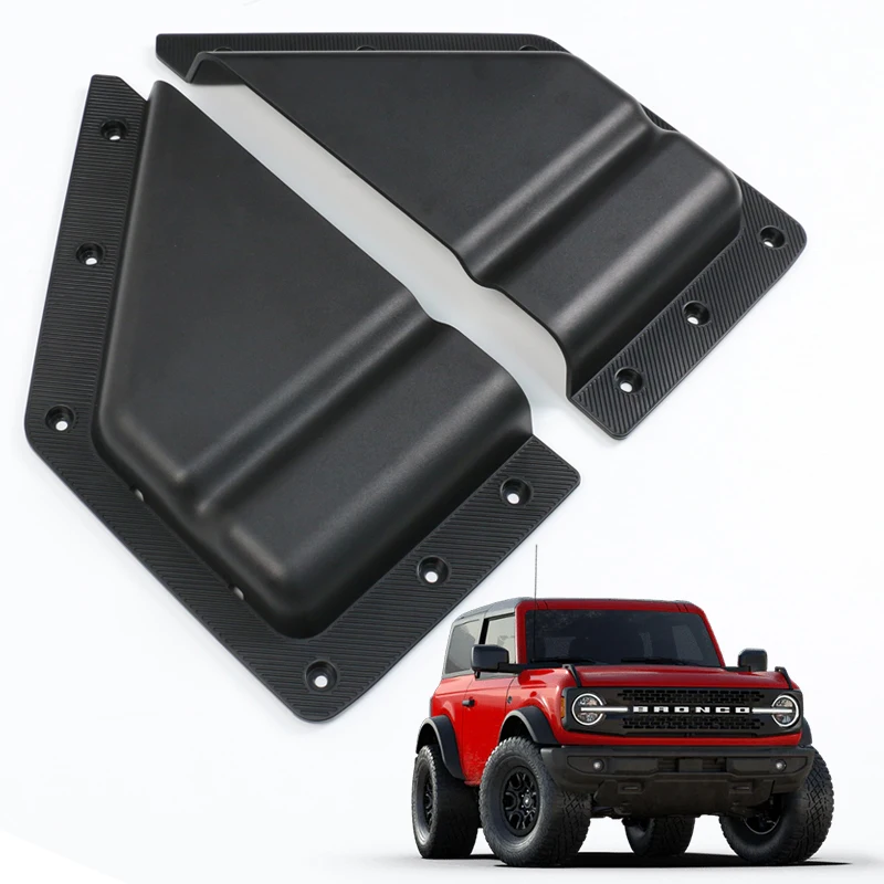 Car Offroad Accessories PP Plus TPE Material Car Front Door Storage Box For Ford Bronco Trunk