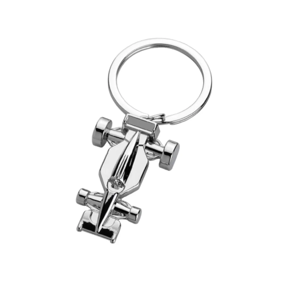 funny customized metal keychain car key tag F1 mold toy mold