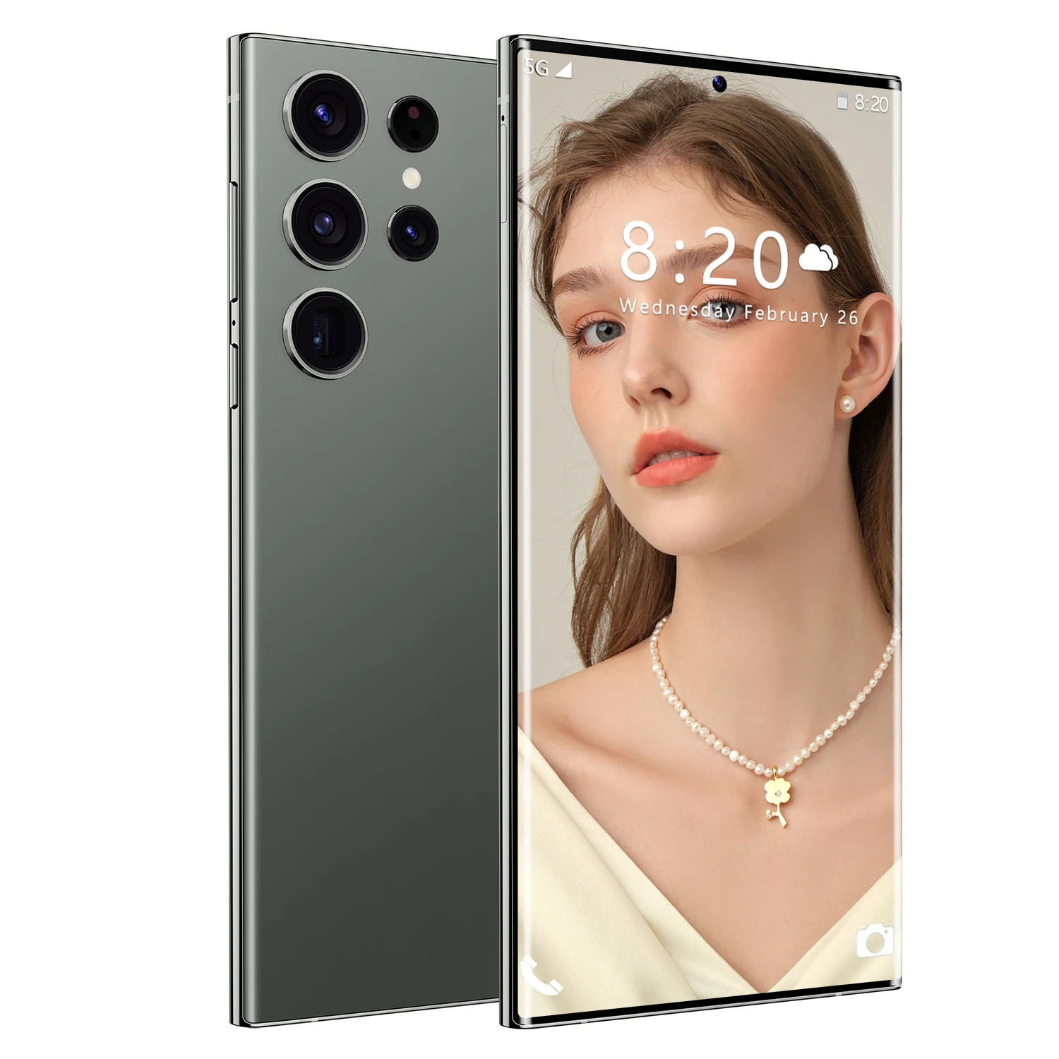 2024 Brand New S24 ultra Clone Phone android 13 telephone 7.3 inch screen 512GB 8-core dual sim 5G telephone smartphone