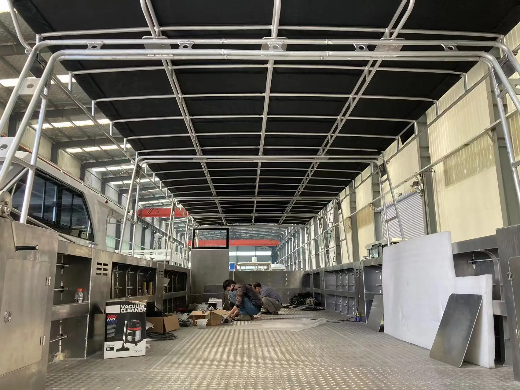 14m aluminum multi purpose use landing craft for passenger and cargo both