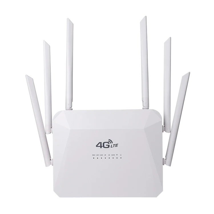 T-elek C521 LTE Indoor CPE with 300mbps Max. LAN Data Rate 4G WiFi Router with External Antenna Sim Card Slot Home Use OEM/ODM