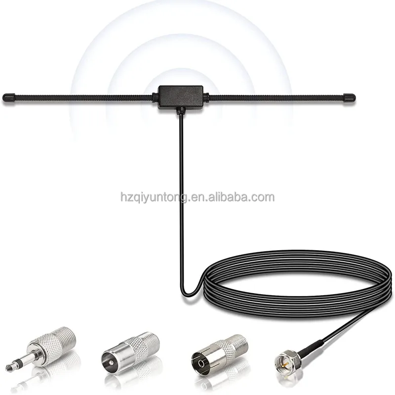Automotive AM/FM radio antenna for automotive SUV radio stereo receiver horn T-antenna