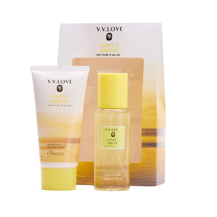 85 ml body mist with 75 ml body lotion gift set deodorant perfume for men and women for daily use