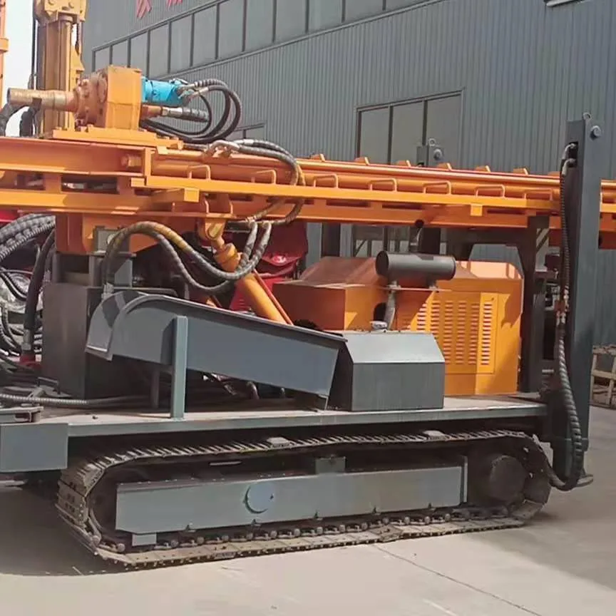 Pneumatic drilling rig 300m depth water well drilling rig with good price self-developed and save time and labor drilling rig