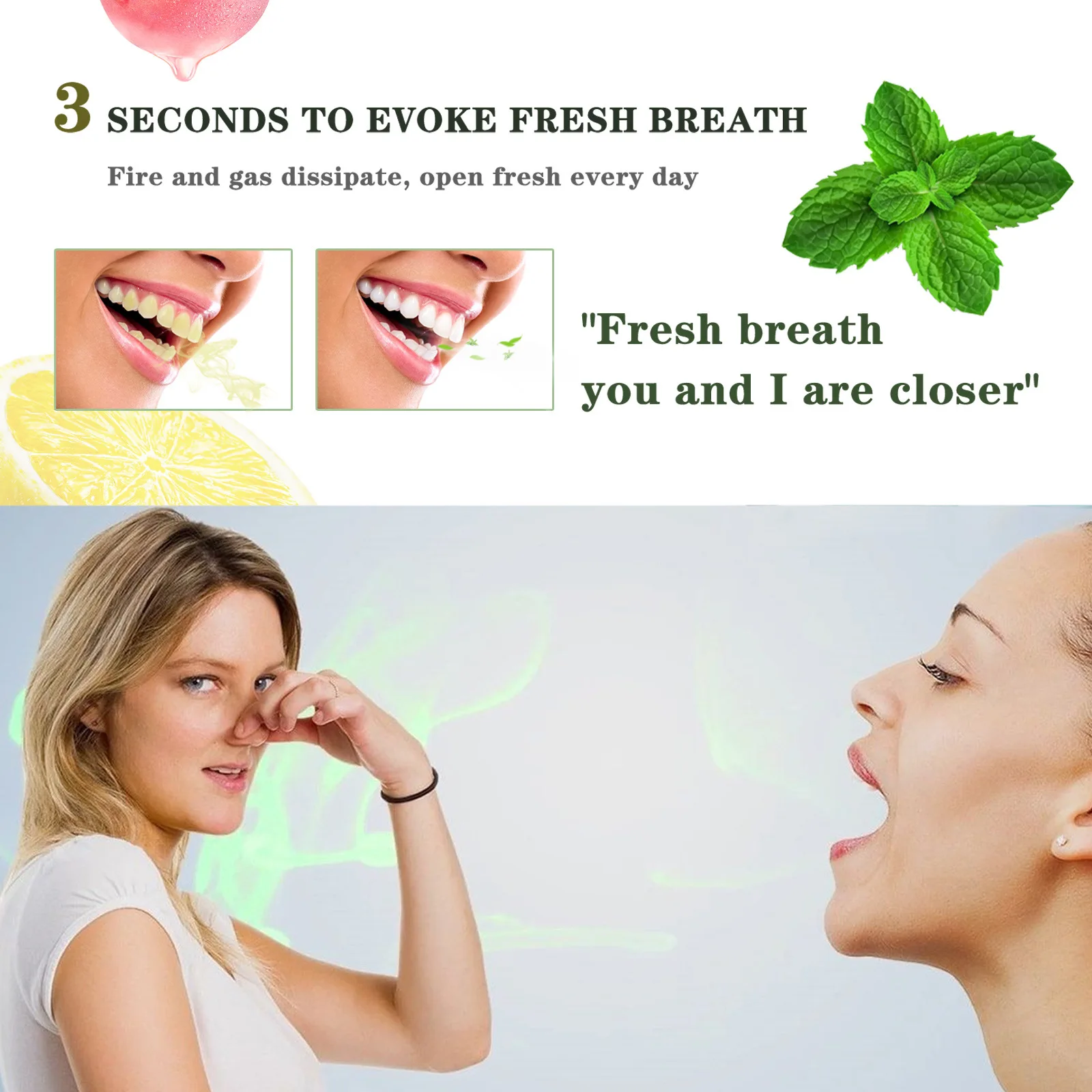 0 Alcohol Mint Flavor 17ml Portable Oral Refreshing Mouth Spray Reduce Odor Breath Fresheners