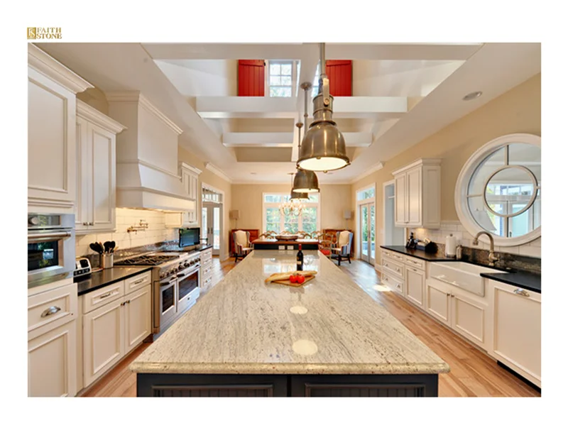 Good quality Natural Stone White Granite for interior design customize kitchen countertops bath vanity tops