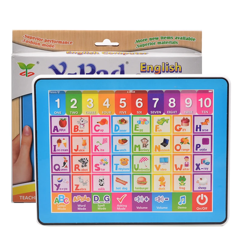 English ABC Letters Learning Pad Touch Tablet For Kids Multi-function Learning Machine Early Educational Toy For Children