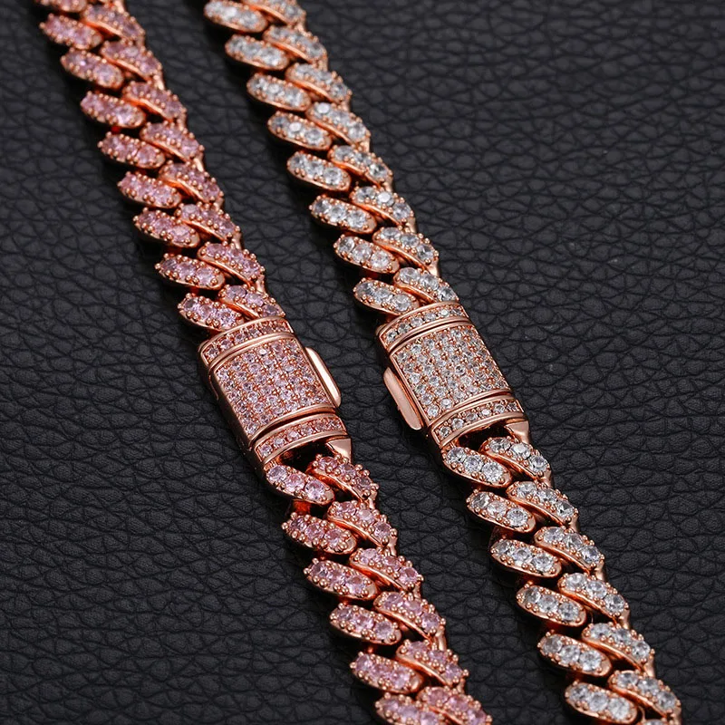 Best Price Hip Hop Vvs Moissanite Diamond Cuban Chain 925 Sterling Jewelry Chain For Men And Women