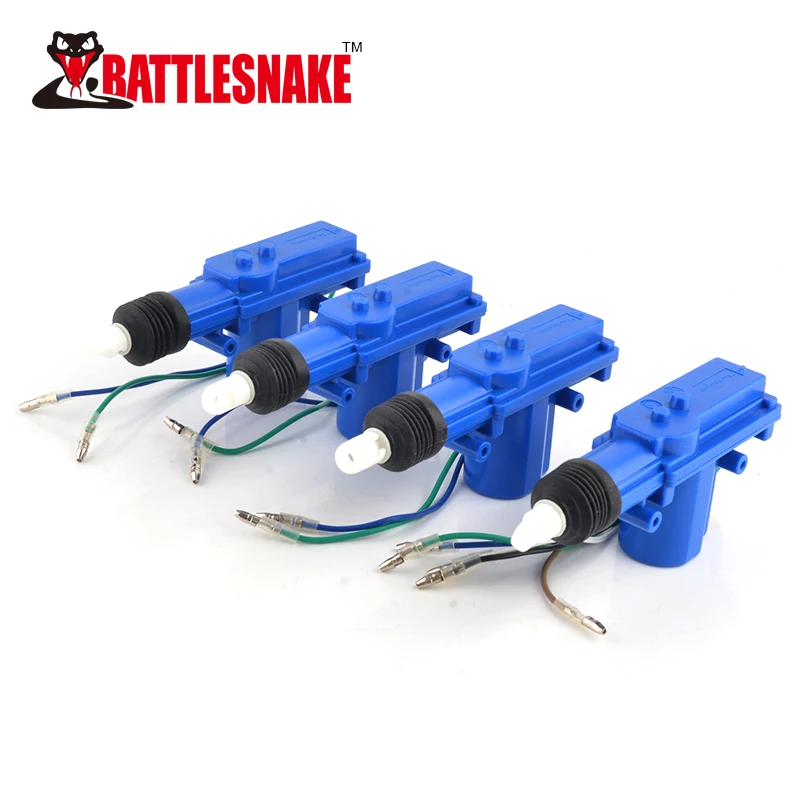 Blue Car Door Lock Actuator 360 Degree Car Central Lock System Universal DC12V Central Locking System