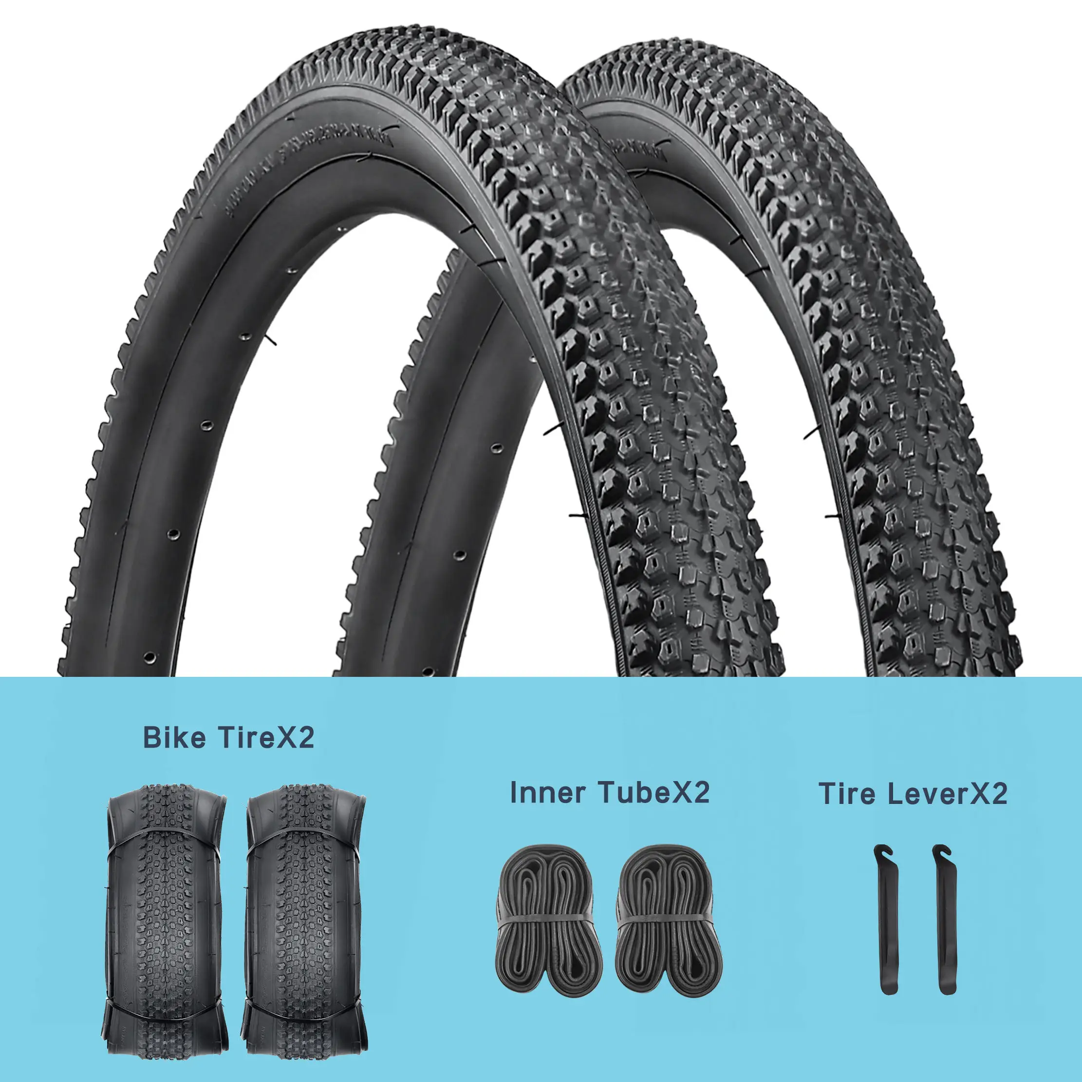 Mountain bike tires 24x2.125/26x2.125 Folding cruiser replacement tires