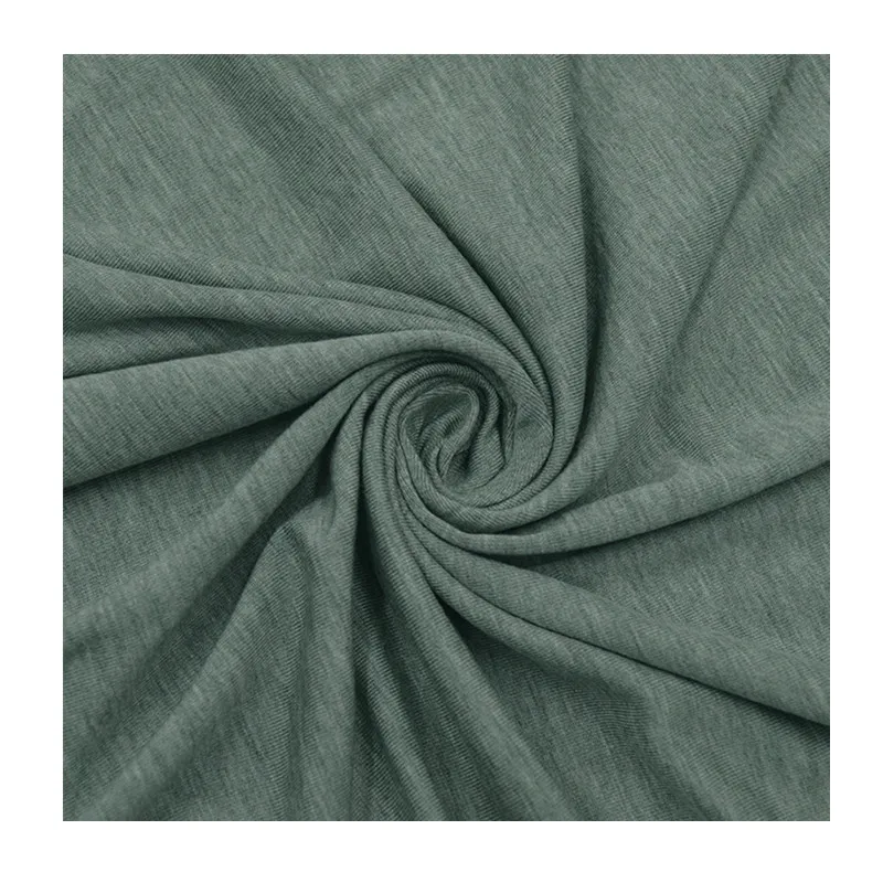 Algae fiber Organic environmental protection fabric Seaweed fabric natural fiber Sports T-shirt knitted fabric