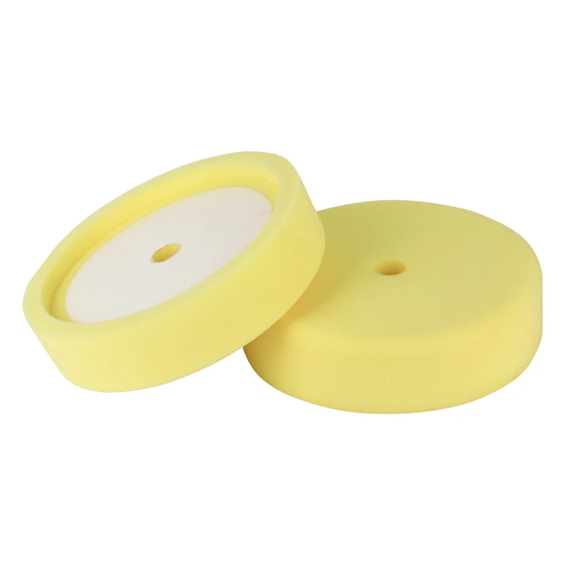 car polishing sponge buffing pads   car buffing and polishing foam pad, recessed car buffing pad