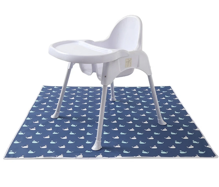 yile infant non-slip mat with Silicone dot table cloth washable mat picnic high chair mat