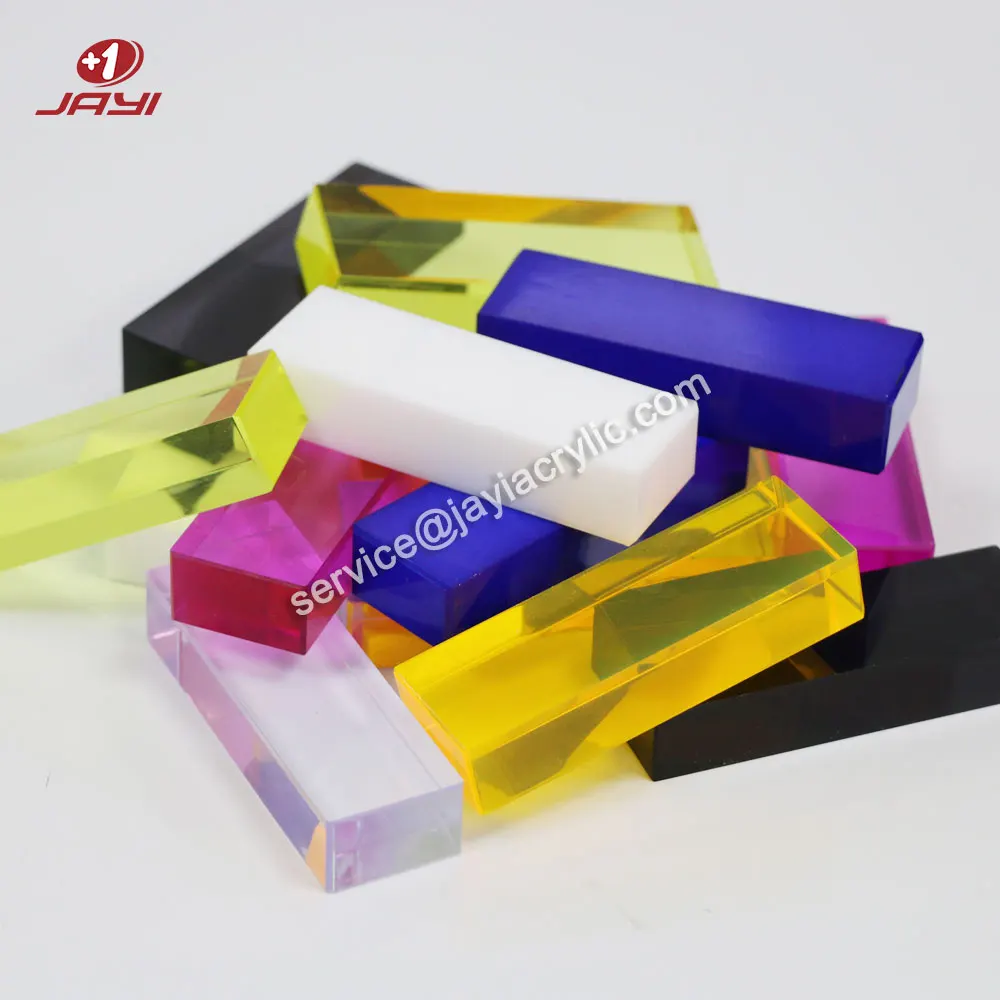 JAYI горячая Распродажа 30 48 54 блоков Tumbling Tower Lucite Пользовательские мини акриловые наборы игры акриловый Штабелируемый