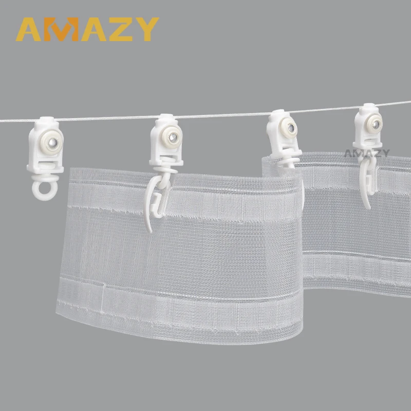 Fixed Distance Line Beads Traditional Curtain Fabric wave-shaped Snake-shaped Curtain Roller Bead Curtain Track Accessories