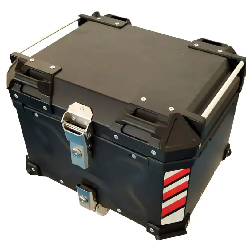 Коробка для доставки OHHO 45l Алюминиевый задний корпус мотоцикла верхняя