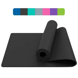 61x185cm 15mm Thick Gym Exercise Fitness Pilates Workout Mat Non Slip Yoga Mat