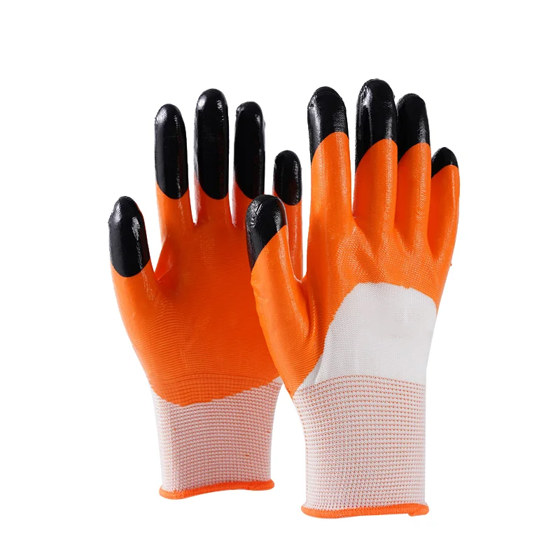 Wholesale Manufacturers Coated Cheap Prices Blue Examination Nitrile Gloves Powder Free