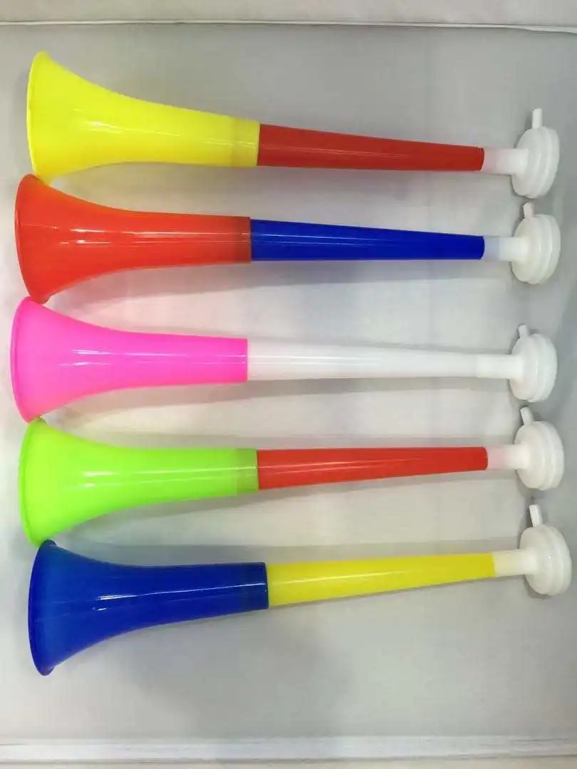 26/28/36/49/56/61cm  Customized Logo Cheap Plastic Cheering Horn Toy Plastic Football Fans Cheer Trumpet 2Layers 3 Layers