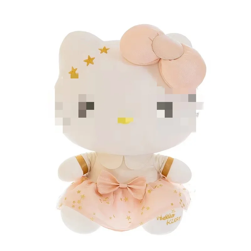 Allogogo Cute Hello  KT Plush Toy Big Kawaii Kitty Cat Plushies Soft Stuffed Rag Doll Cartoon Kitty Pillow for Girls Gift