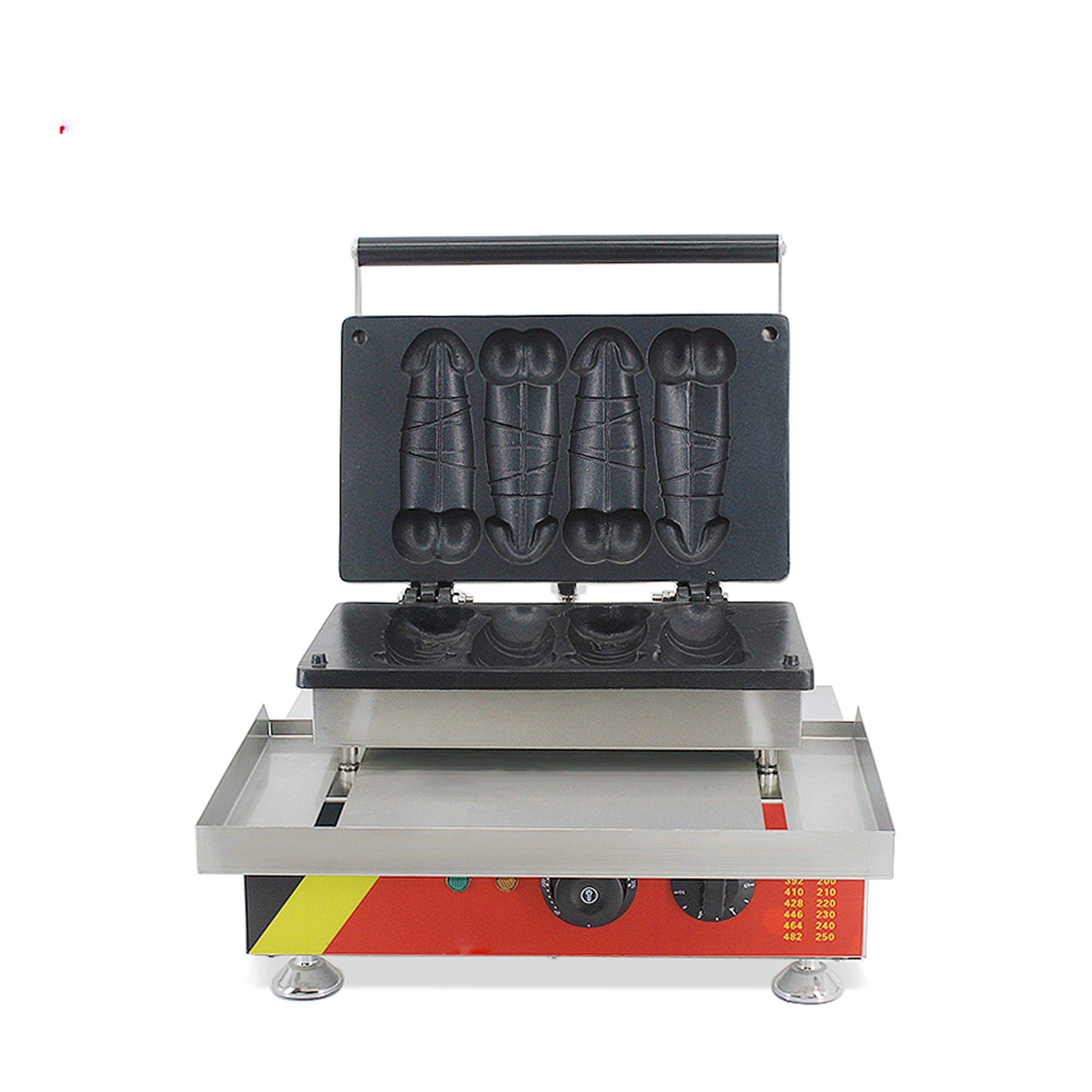 110V 220V china factory price latest penis shape electric waffle making machine with ce proved