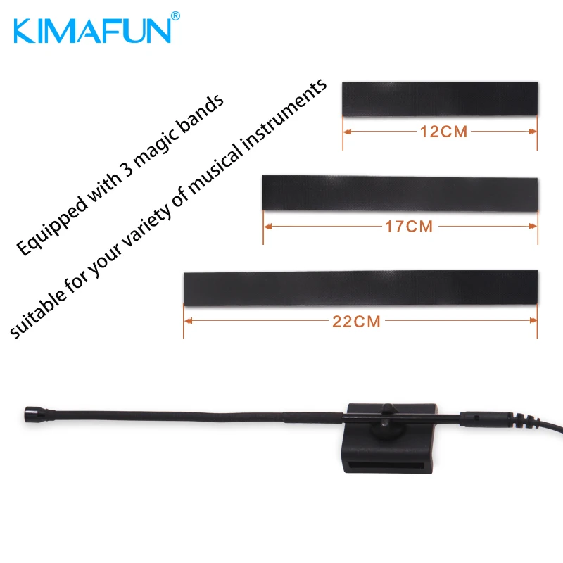 KIMAFUN KM-G150-4 беспроводной микрофон для флейта пикколо Мини конденсаторный производительности прямая трансляция видео запись