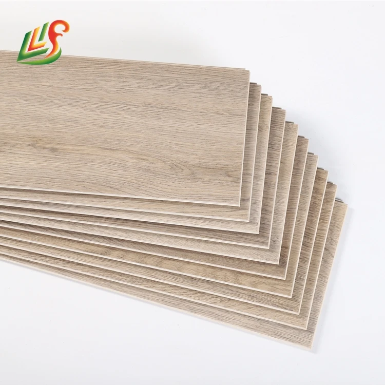 Wooden design  luxury SPC  flooring oak PVC floor tiles for bathroom and kitchen