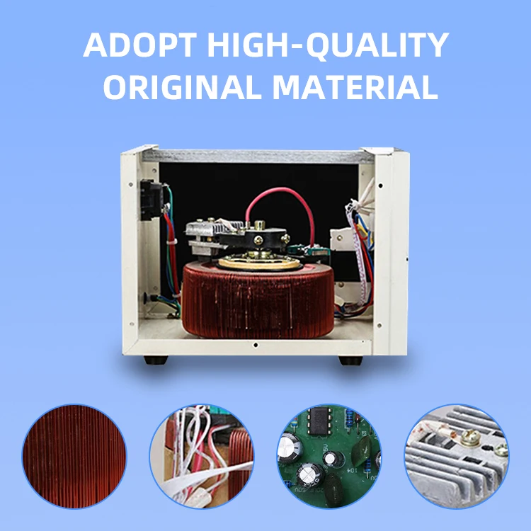 TND series Single Phase High Precision Voltage Regulator 3000W AC automatic voltage regulator TND Voltage Stabilizer