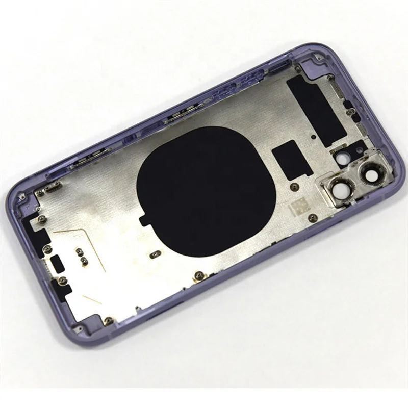 Задняя крышка батарейного отсека для мобильного телефона iphone 11/11 Pro/11 Pro Max корпус XI полностью средняя рамка в сборе пользовательская деталь с