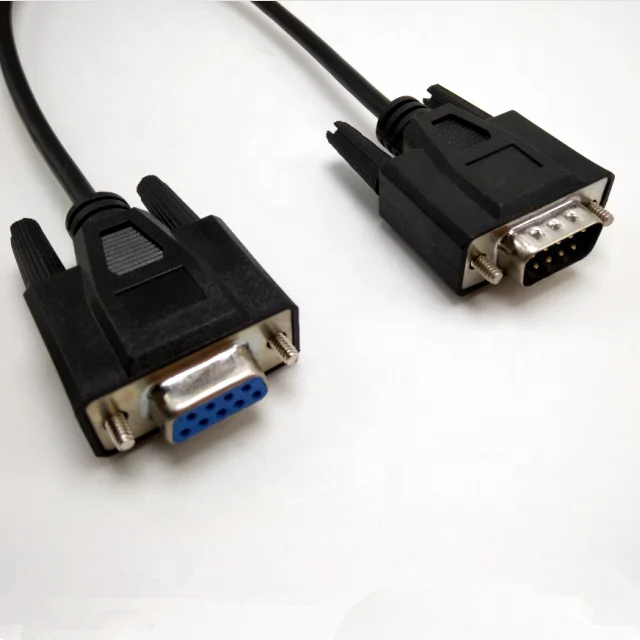 DB9 cable  MALE  to DB9 Female  Serial RS232 cable Null modem cable