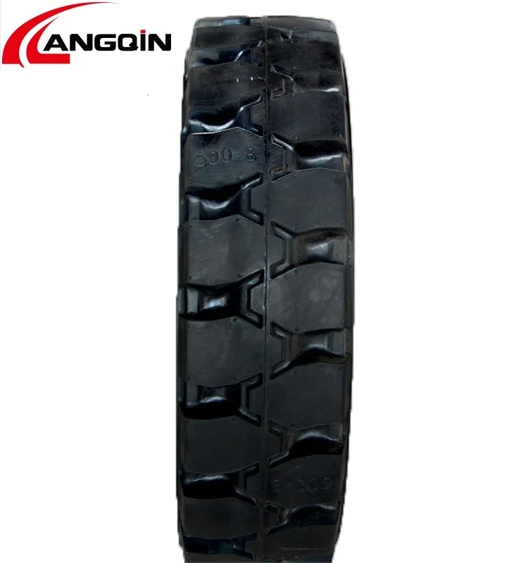 5.00-8 solid rubber tyre or 3 3.5 ton forklift anti-puncture