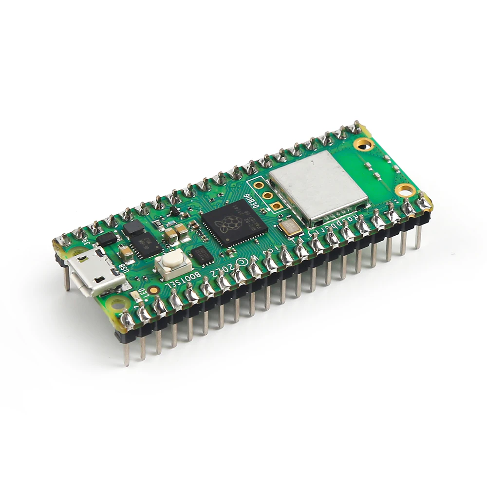 Оригинальный беспроводной Raspberry Pi Pico Rp2040 с припаянными разъемами Pico H W Raspberry Pi Pico Wh