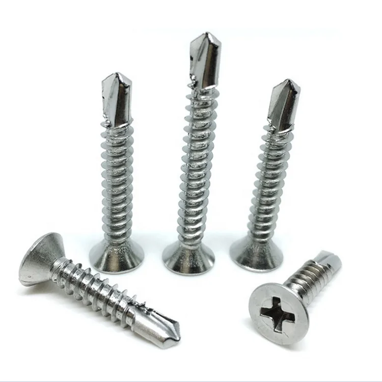 Поставка от производителей саморезные саморезы из нержавеющей стали с плоской головкой для ногтей винты ласточкин хвост
