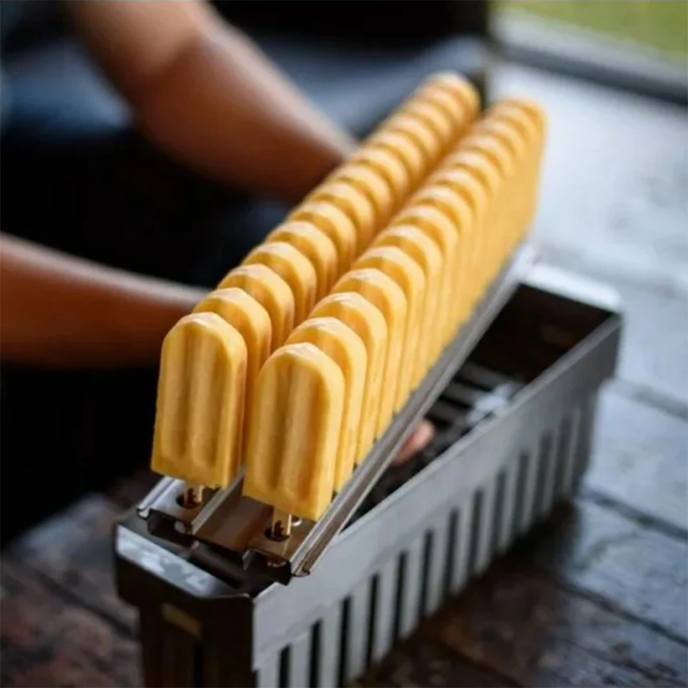 Kolice Stainless Steel 304 Ataforma Brazilian Popsicle Mold Ice Cream Lolly Moulds/ 26 Cavities ice lolly mold