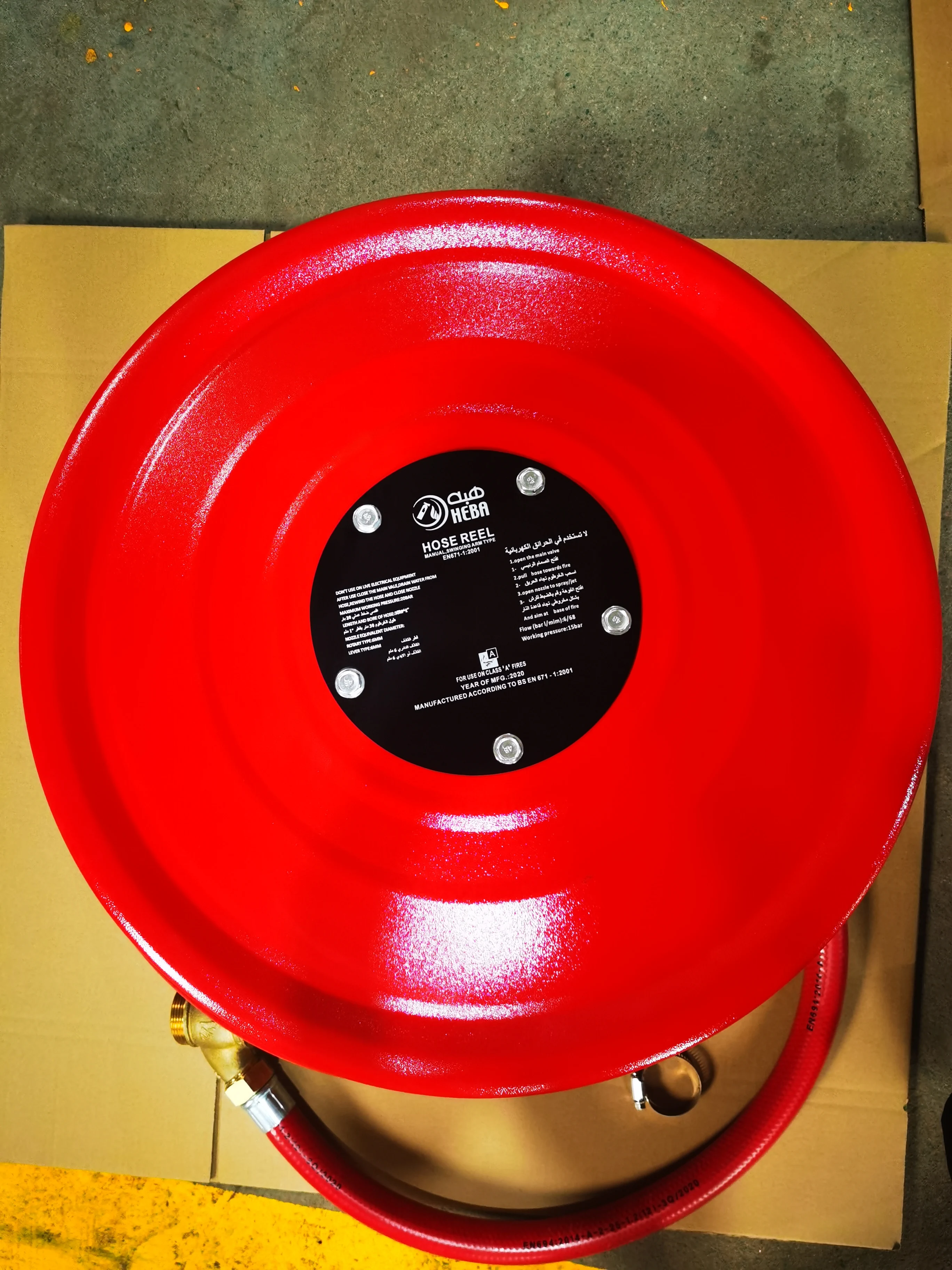 2021 hotsale Reliable Supply For rubber fire extinguisher hose reel fire resistant Cabinet