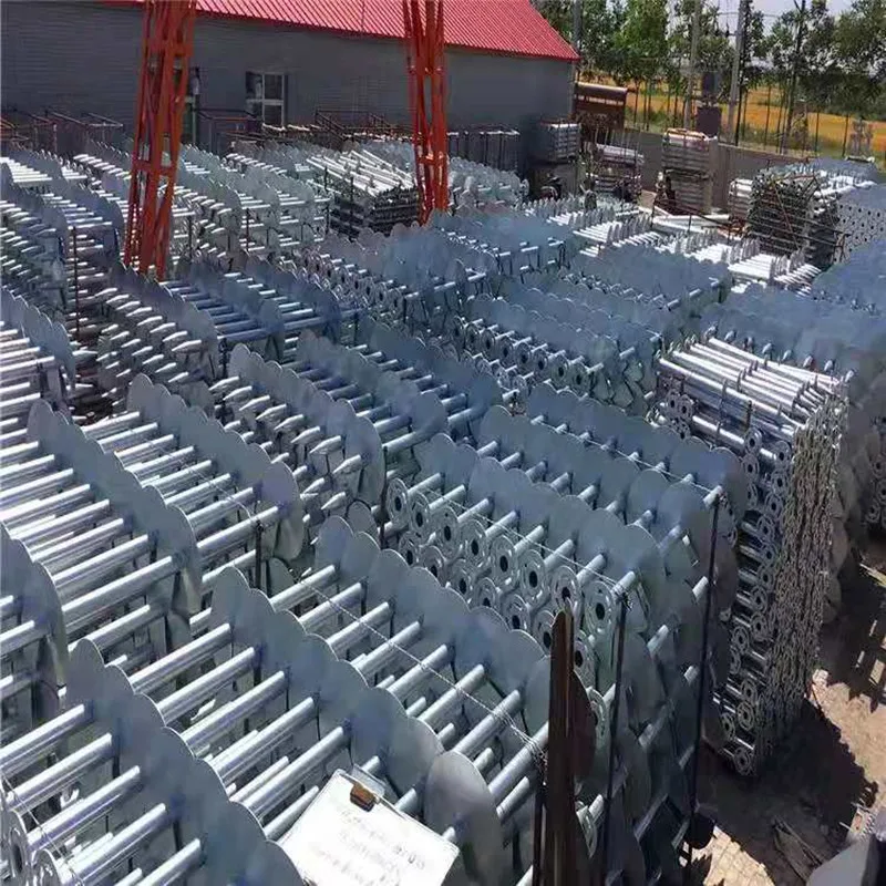 Fence post spike support galvanized pile kit ground screw construction foundation factory price umbrella anchor