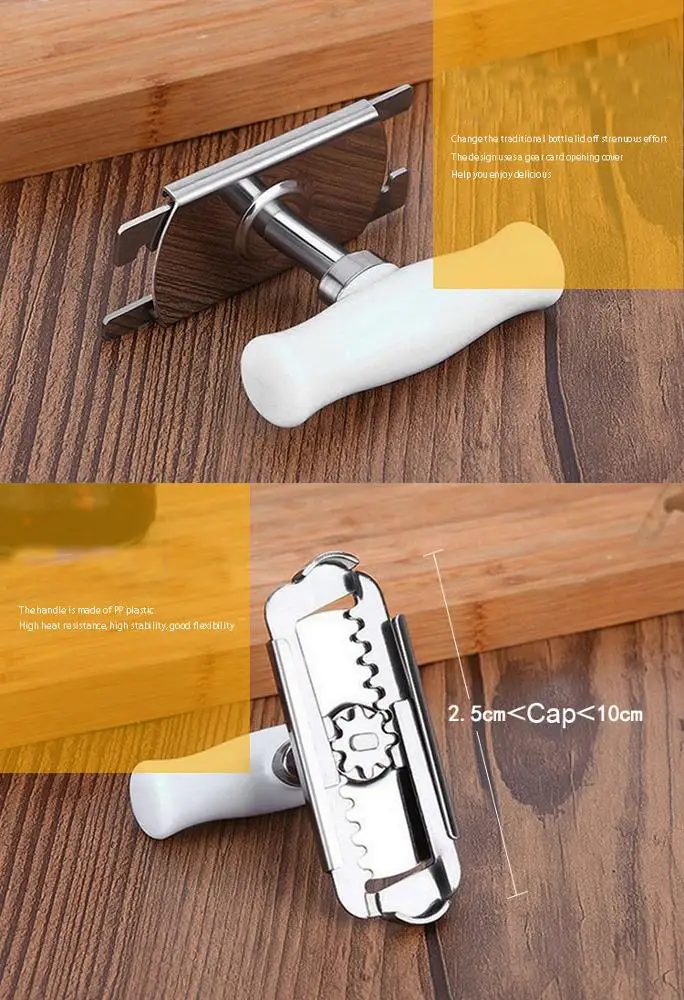 Hot Selling High-end Quality Houseware Cookware Ergonomic Design  Bar Tool Kitchen Gadgets Tool  Bottle Can Opener for  Wedding