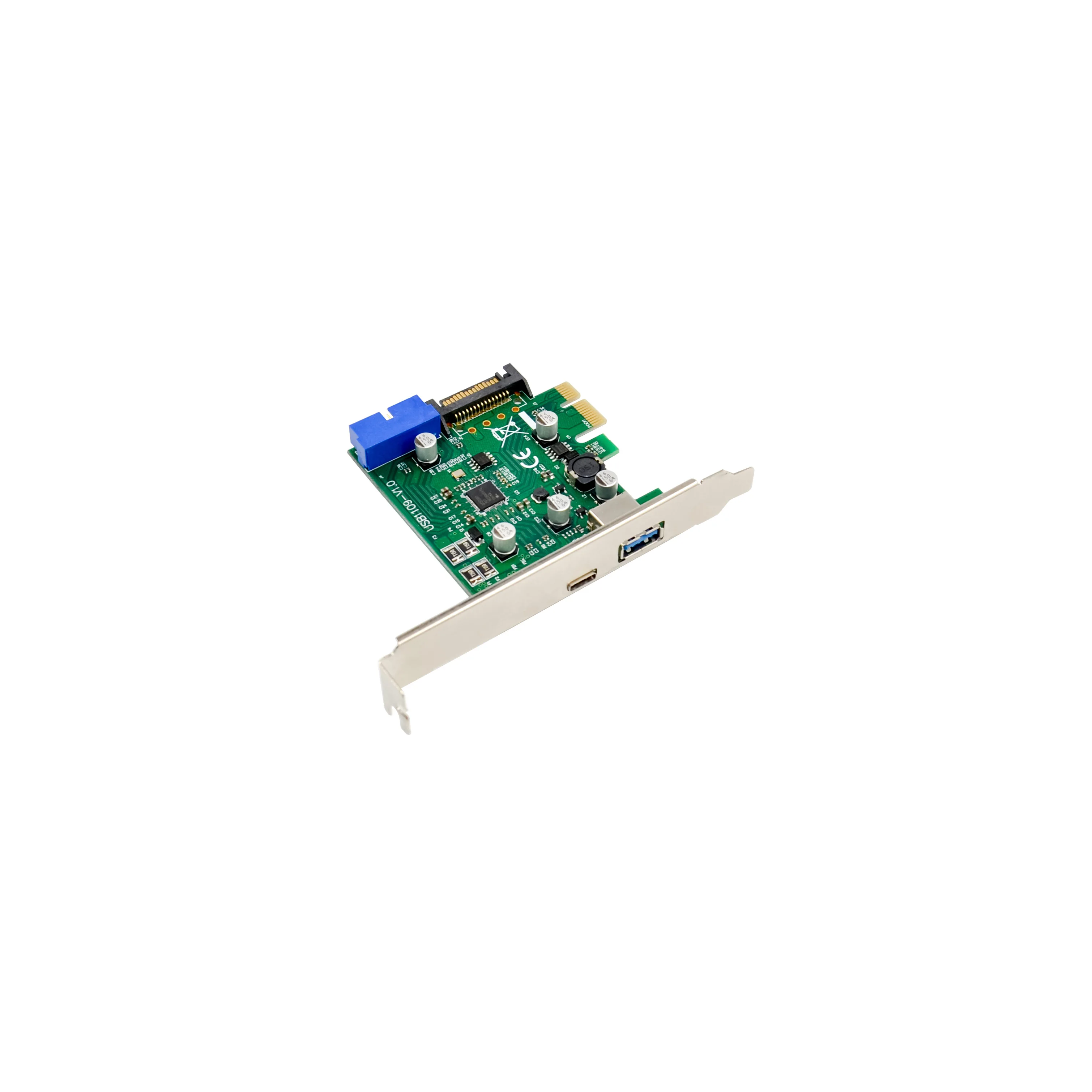 High Quality Good Price PCI Express USB 3.0 Type C Port 20 Pin 2.4A Output Expansion Card