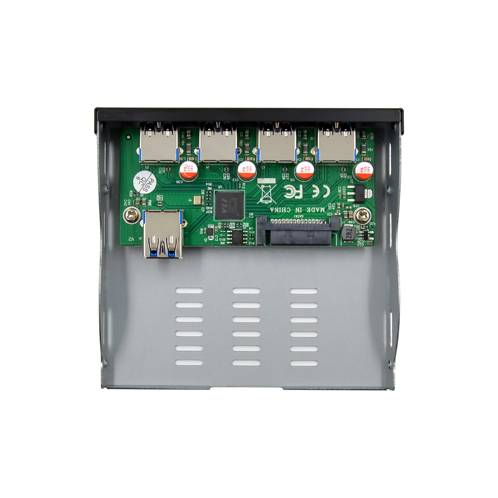 ST661 3.25inch Front Panel USB Hub 10Gbps USB 3.1 Gen2 Hub USB3.1 Gen2 Type-A 4 Port