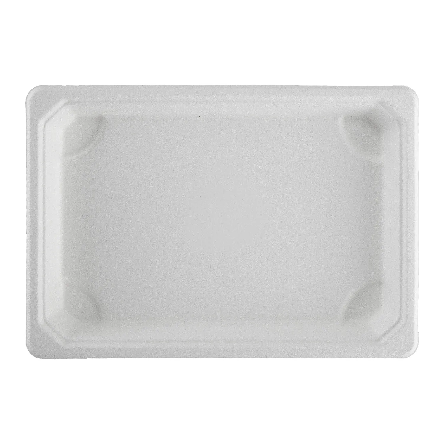 Best-selling fruit vegetable tray disposable sugarcane bagasse paper tray for cake