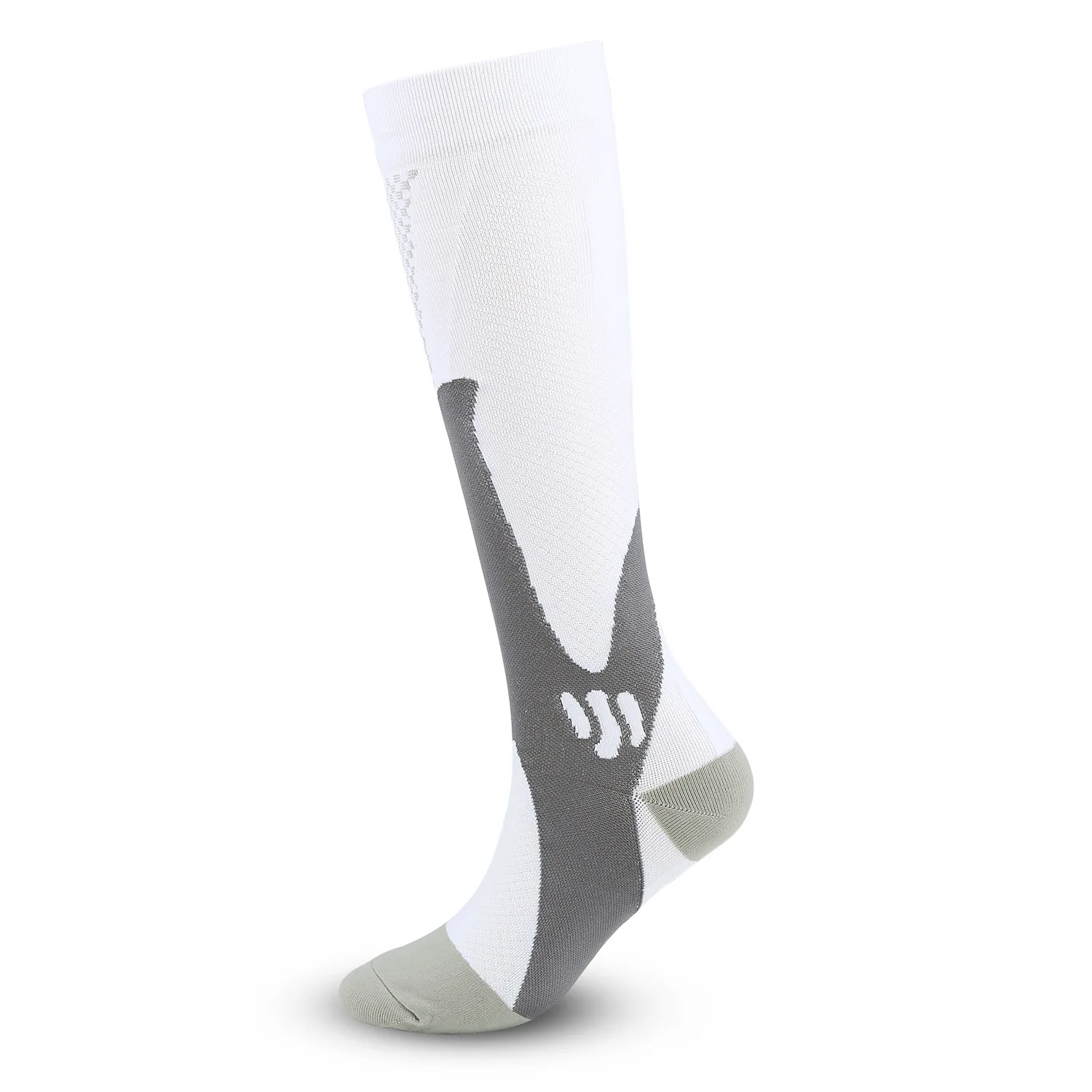 High Quality Custom Logo Sport Sock Compression Socks Athletic Sports Running Sock Mens Knee High Long Soccer Football Cycling
