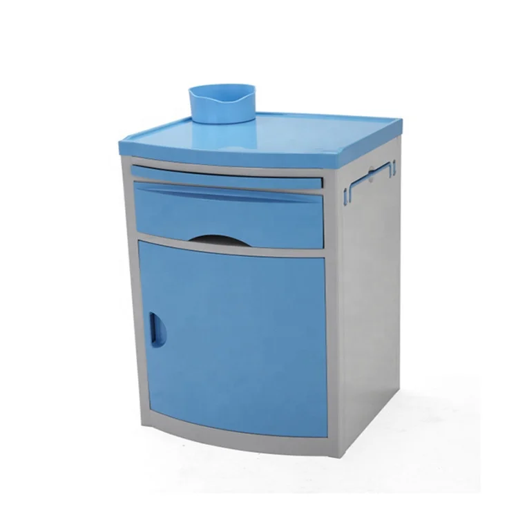 
Hospital side bed cabinet bedside locker table 