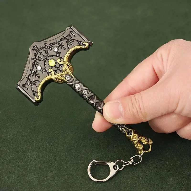 Game Accessory Kratos Blades Chaos Anime Sword Car God Of War Keychain Graduation Gift For Boys Fashion Gift Metal Axe