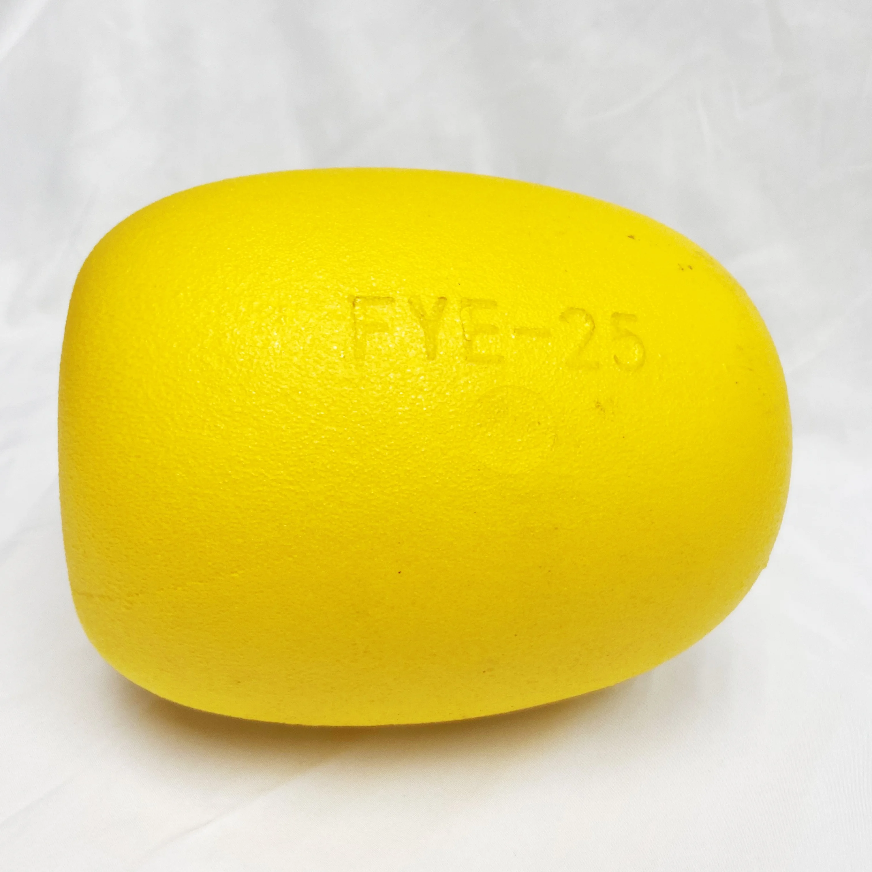 YQE-25 китайский завод Желтый Овальный поплавок EVA цилиндрический пластиковый плавающий световой буй рыболовная сеть