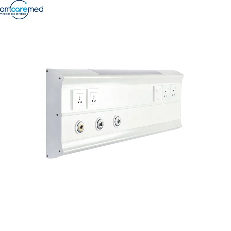 Medical Gas Equipment Medical ICU Bed Head Panels Hospital Bed Head Trunking Units