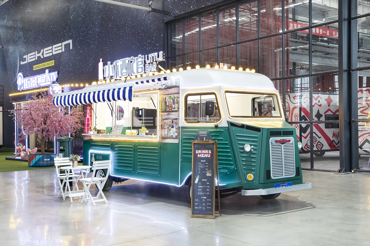 JEKEEN Stainless Steel Breakfast Cart Small Festival De Find A Electric Mobile  Food Truck With Noodle Boiler