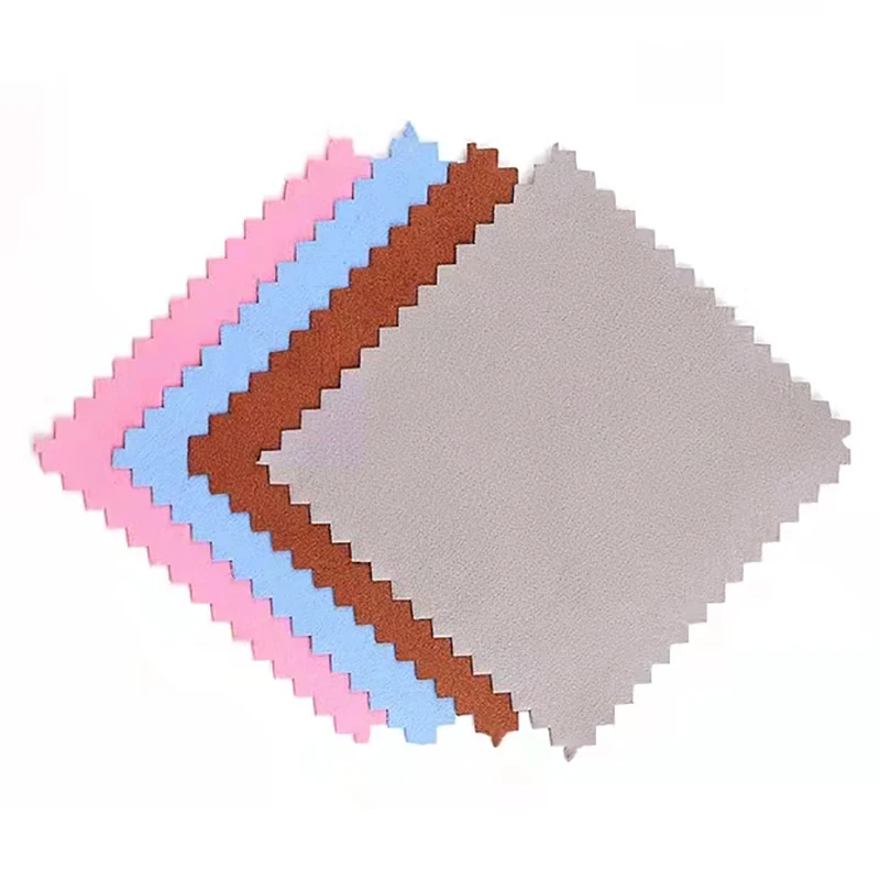 Wholesale Customized Custom Microfiber Anti Tarnish Silver Gold Jewellery Jewelry Cleaning Polishing Cloth For Jewelry With Logo