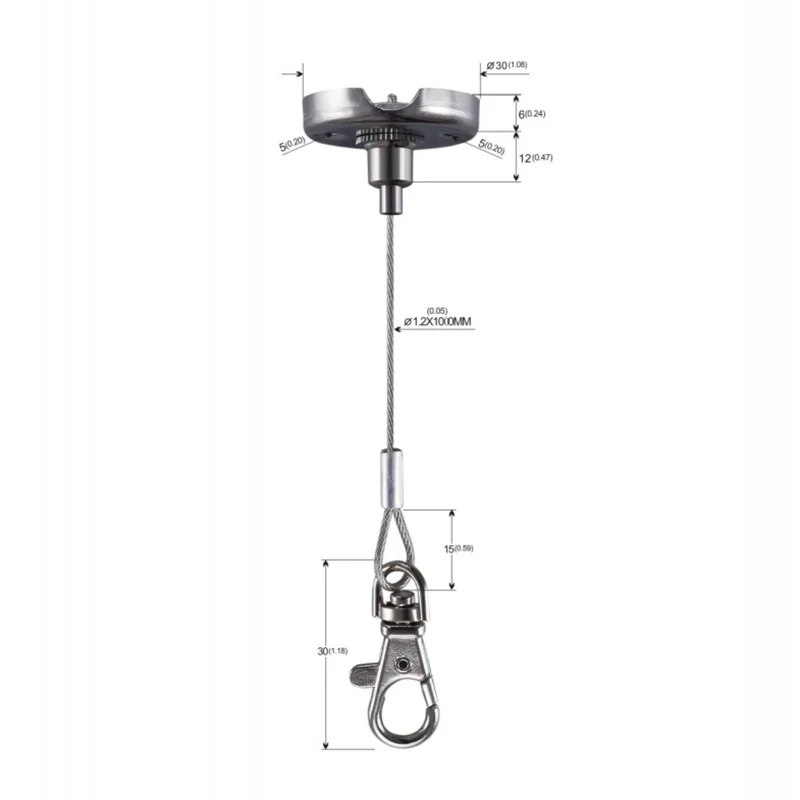 Factory price OEM Cable Clamp Track Light System Suspension ceiling mounting hook cable gripper acoustic panel hanging kit