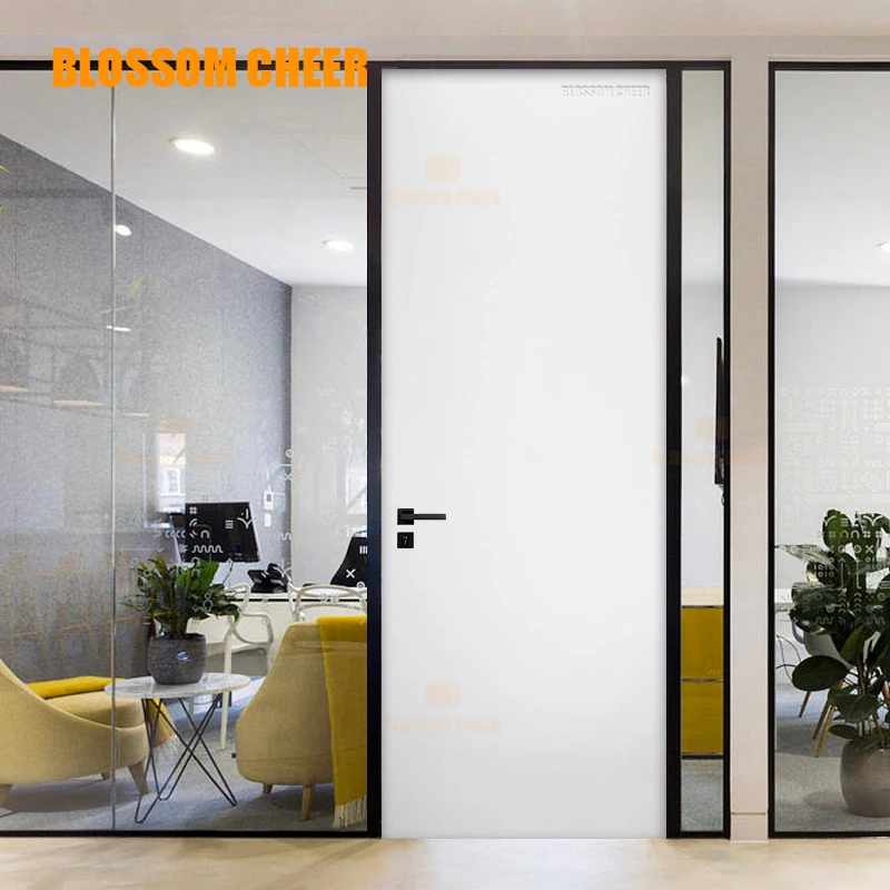 Акция окрашенный цвет деревянный порт для комнаты китайский дизайн Пуэрта-интерьорель новейшая дверь дома отеля