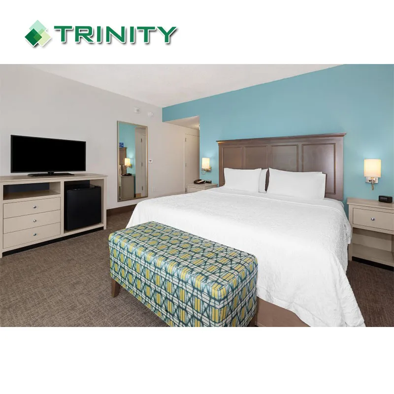 3-5 Star Headboard Full Hampton Inn Basic Hotel Bedroom Set Furniture Manufacturers
